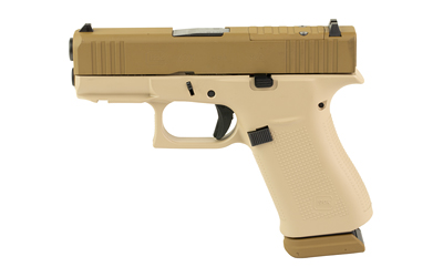 Cart 1 GLOCK 43X 9MM 15RD TWO TONE TAN