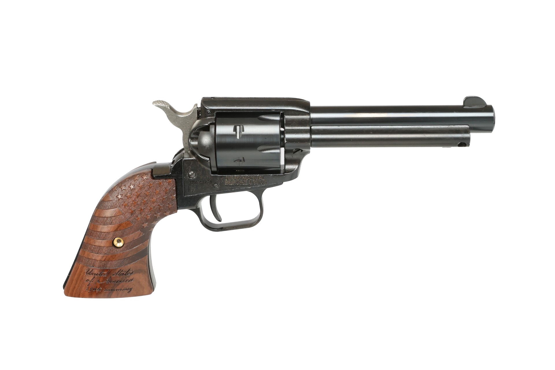 HERITAGE MANUFACTURING 22LR BLUE 4.75" FS 250TH 3 HERITAGE MANUFACTURING 22LR BLUE 4.75" FS 250TH