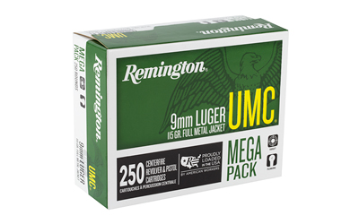 REM UMC MP 9MM 115GR FMJ 250/1000 4 REM UMC MP 9MM 115GR FMJ 250/1000 - Image 2