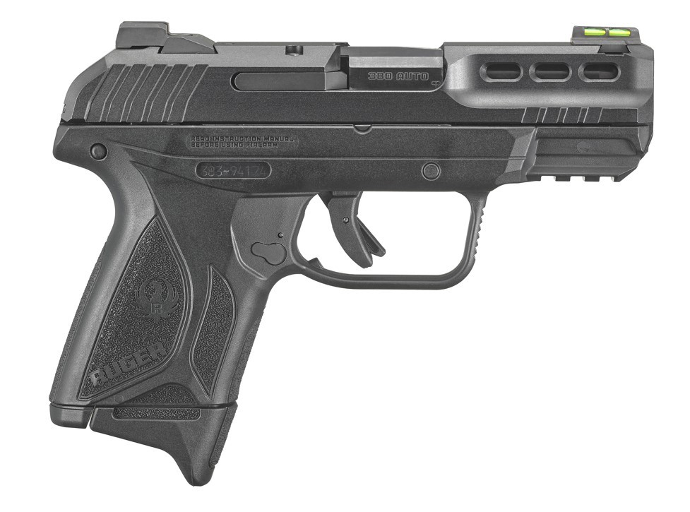 RUG SEC 380ACP 3.4 BLK 15RD 3 RUG SEC 380ACP 3.4 BLK 15RD