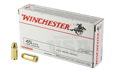 Cart 1 WIN USA TRGT 45AUTO 185GR FMJ 50/500