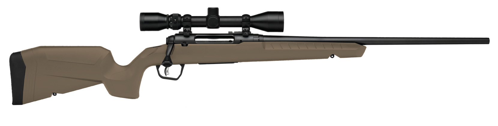 SAVAGE ARMS AXIS 2 400LEG BL/FDE 20" PKG # 3 SAVAGE ARMS AXIS 2 400LEG BL/FDE 20" PKG #