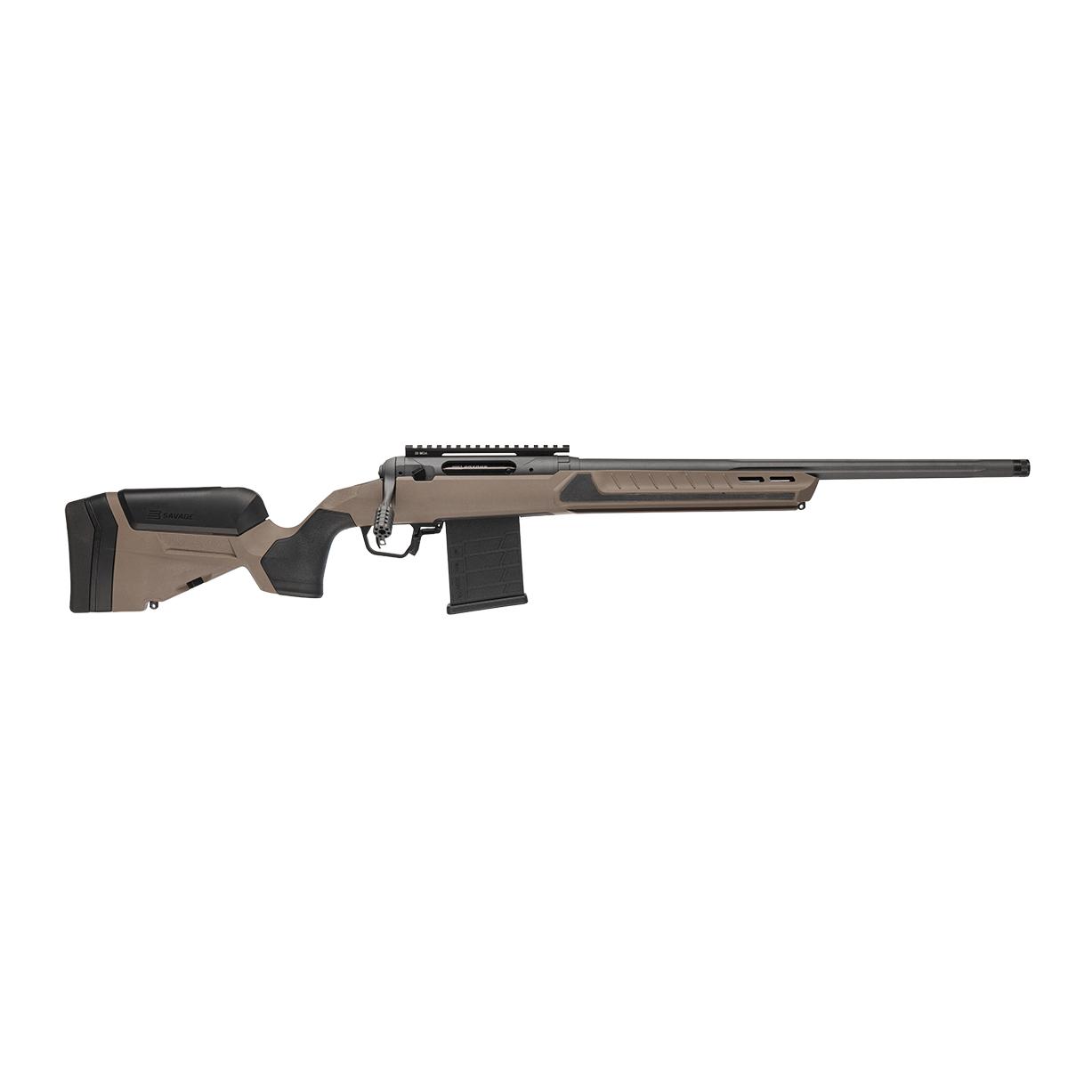 Savage 110 Core Tactical Rifle 300 Win Mag 5rd Magazine 24" Threaded Fluted Barrels Coyote Tan Synthetic Stock 3 Savage 110 Core Tactical Rifle 300 Win Mag 5rd Magazine 24" Threaded Fluted Barrels Coyote Tan Synthetic Stock