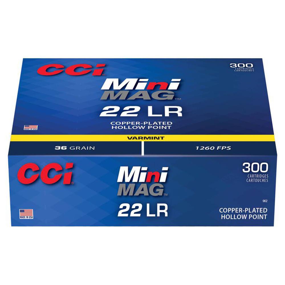 CCI Signature Mini-Mag .22 LR Signature Mini-Mag 36 gr CPHP 300/rd 3 CCI Signature Mini-Mag .22 LR Signature Mini-Mag 36 gr CPHP 300/rd