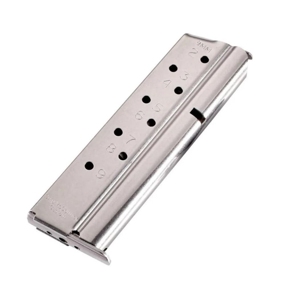 Chip McCormick Custom Match Grade Full Size 1911 Handgun Magazine Stainless Steel 9mm Luger 9/rd 3 Chip McCormick Custom Match Grade Full Size 1911 Handgun Magazine Stainless Steel 9mm Luger 9/rd