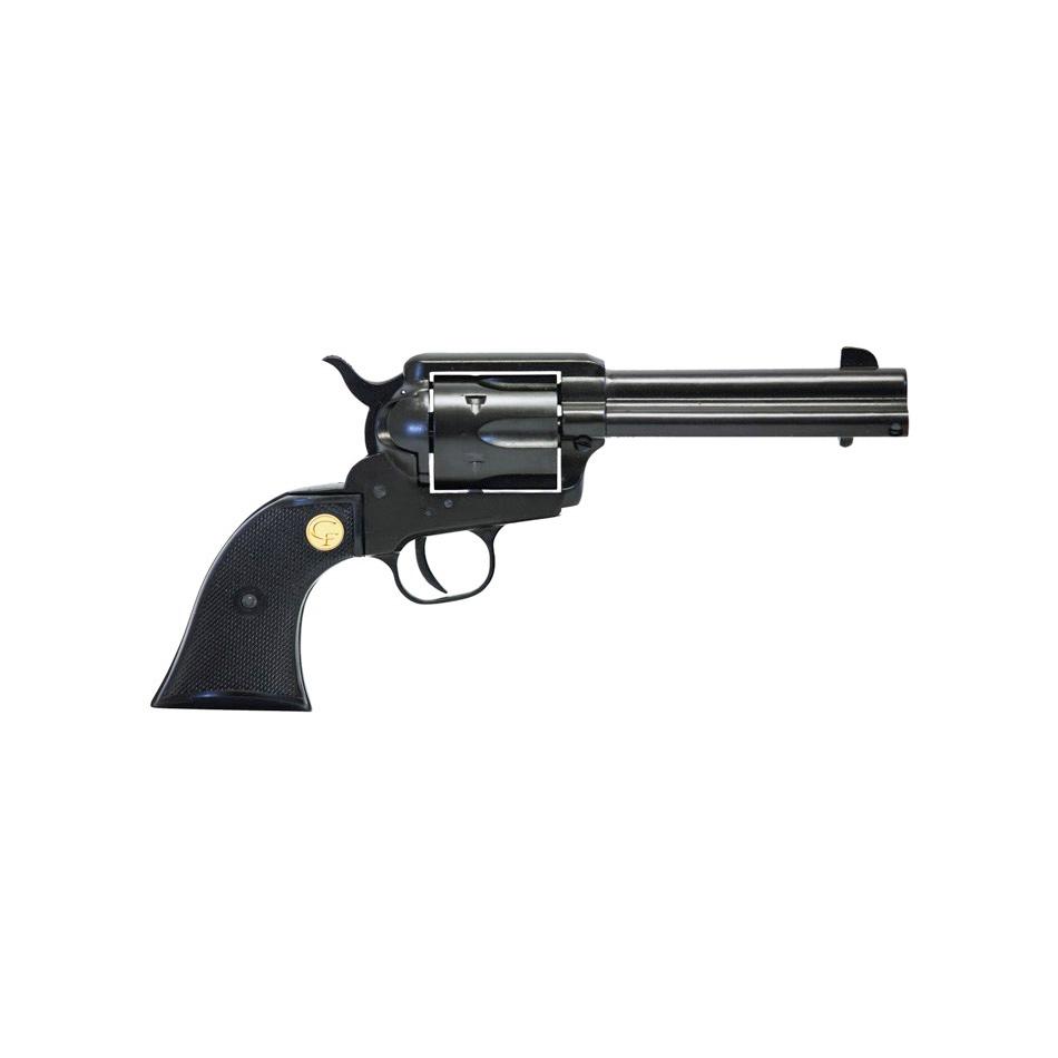 Chiappa 1873 S.A. Black Revolver .22LR 6rd Capacity 4.75" Barrel Black Plastic Grips 2 Chiappa 1873 S.A. Black Revolver .22LR 6rd Capacity 4.75" Barrel Black Plastic Grips