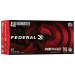 Federal American Eagle Rifle Ammunition .450 Bushmaster 260gr FMJ 2040 fps 20/ct 1 https3A2F2Fmedia.chattanoogashooting.com2Fimages2Fproduct2FFAAE450BM2FFAAE450BM1