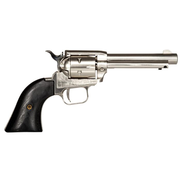 Cart 4 Heritage Rough Rider Handgun .22 LR 6rd Capacity 4.75" Barrel Silver with Black Grips