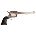Heritage Rough Rider Revolver .22 LR 6rd Capacity 6.5" Barrel Silver Nickel with Black Grips 2 https3A2F2Fmedia.chattanoogashooting.com2Fimages2Fproduct2FHXRR22NI6BW2FHXRR22NI6BW 1