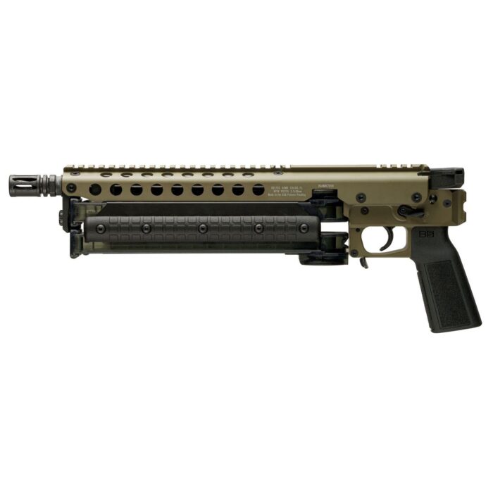 Cart 2 Kel-Tec KP50 Pistol 5.7x28mm 50rd Magazines(1) 9.6" Threaded Barrel Tan