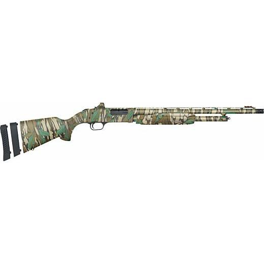 Mossberg 500 Super Bantam Shotgun 20 ga 3" Chamber 5rd Magazine 20" Barrel Mossy Oak Greenleaf with Holosun HS407K 3 Mossberg 500 Super Bantam Shotgun 20 ga 3" Chamber 5rd Magazine 20" Barrel Mossy Oak Greenleaf with Holosun HS407K