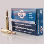 PPU Standard Rifle Ammunition .264 Win Mag PSP 140 gr 3018 fps 20/ct 1 https3A2F2Fmedia.chattanoogashooting.com2Fimages2Fproduct2FOQPP2642FOQPP264