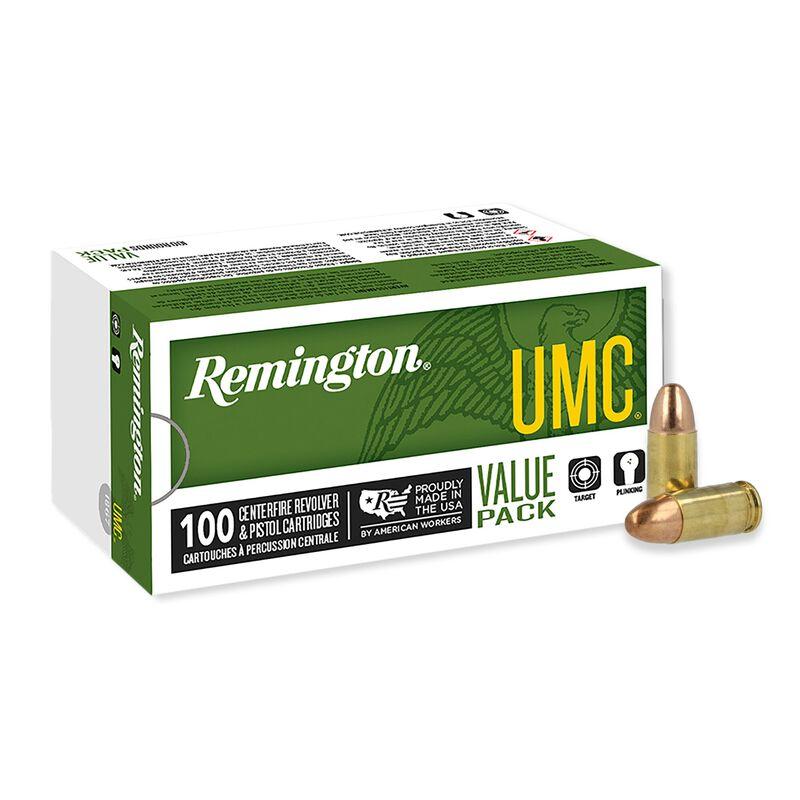 Remington UMC Handgun Ammunition 9mm Luger 115 gr FMJ 1145 fps 100/ct 3 Remington UMC Handgun Ammunition 9mm Luger 115 gr FMJ 1145 fps 100/ct