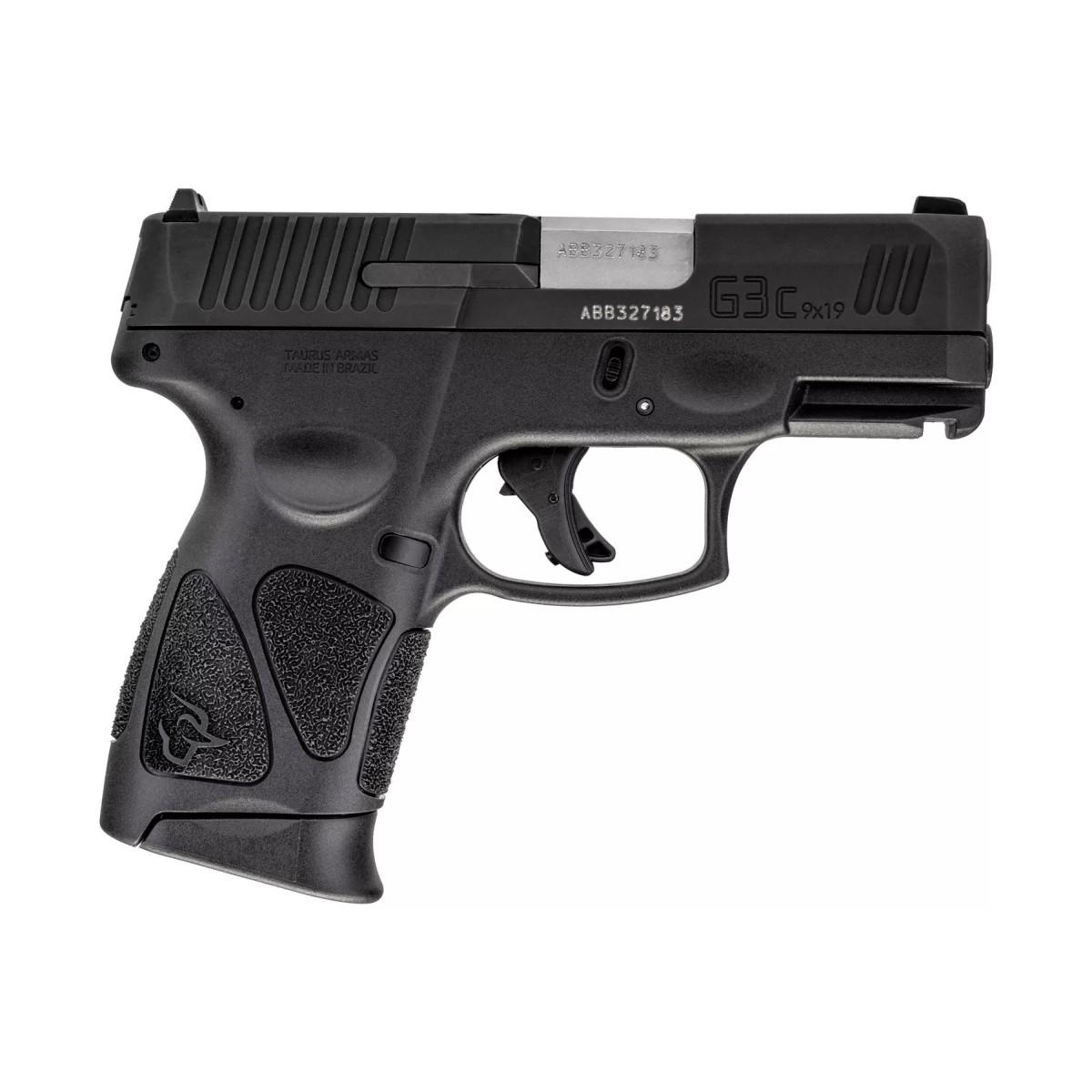 Taurus G3C Handgun 9mm Luger 12rd Magazines (3) 3.26?? Barrel Black with US Flag Holster 3 Taurus G3C Handgun 9mm Luger 12rd Magazines (3) 3.26?? Barrel Black with US Flag Holster