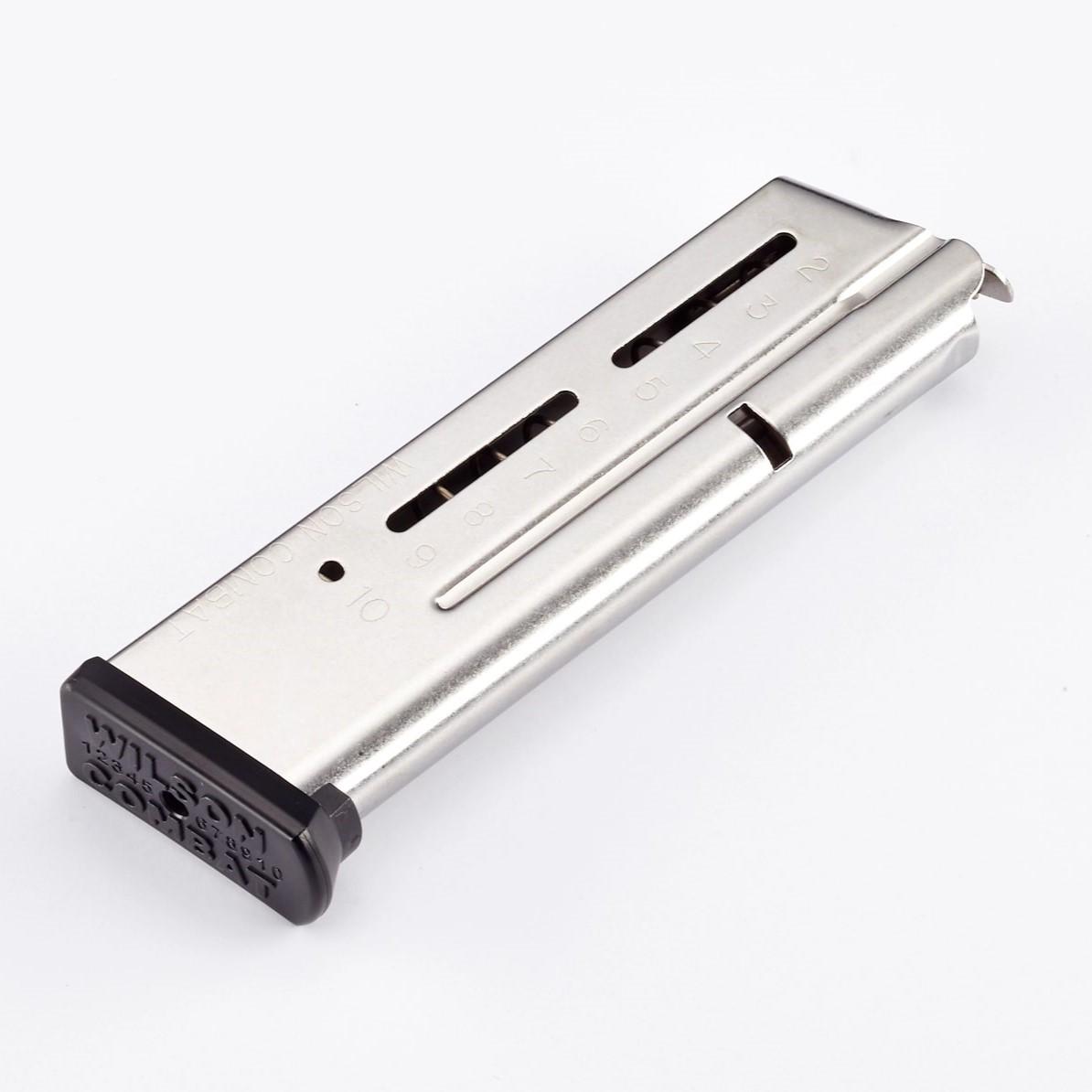 Wilson Combat 1911 Elite Tactical Handgun Magazine .38 Super 10/rd ETM Base Pad Mag