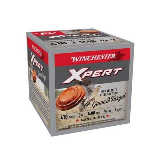 Winchester Xpert Steel Shotshells 410 ga 3" 3/8 oz 1400 fps #7 25/ct 3 Winchester Xpert Steel Shotshells 410 ga 3" 3/8 oz 1400 fps #7 25/ct