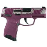 Sig Sauer Exclusive "Black Cherry Roses" P365-380 Handgun 380 Auto 10rd Magazine 3.1" Barrel Black Manual Safety 2 https3A2F2Fmedia.chattanoogashooting.com2Fimages2Fproduct2FXI640164GRBC2FXI640164GRBC 1