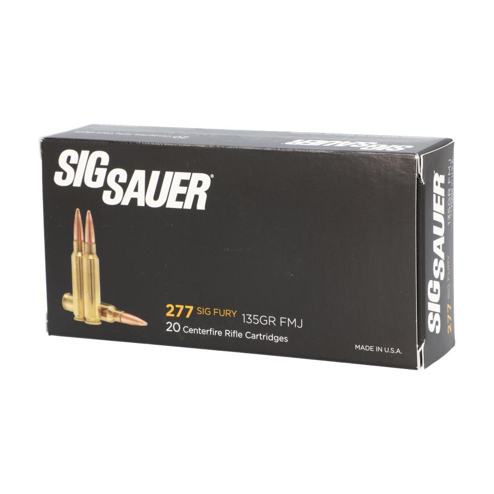 Sig Sauer Elite Ball Rifle Ammunition .277 Fury 135gr FMJ 2750 fps 20/ct 3 Sig Sauer Elite Ball Rifle Ammunition .277 Fury 135gr FMJ 2750 fps 20/ct
