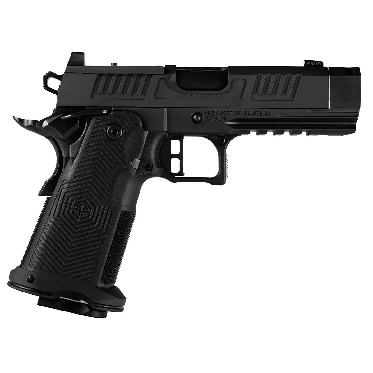 Alpha Foxtrot AF1911-ROMULUS 9mm 17 & 20 Round Magazines (1 Each) DLC 4.25" Compensator RMSC Optic Cut 3 Alpha Foxtrot AF1911-ROMULUS 9mm 17 & 20 Round Magazines (1 Each) DLC 4.25" Compensator RMSC Optic Cut