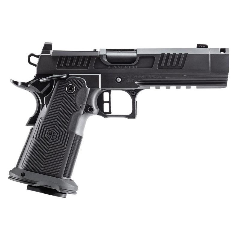 Alpha Foxtrot 1911 Romulus 10mm Auto 17rd Magazines(2) 4.25" Comp Threaded Barrel MOS DLC Black 3 Alpha Foxtrot 1911 Romulus 10mm Auto 17rd Magazines(2) 4.25" Comp Threaded Barrel MOS DLC Black