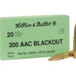 Sellier-Bellot Subsonic Rifle Ammunition .300 Blackout 200 gr FMJ 1060 fps 20/ct 2 https3A2F2Fmedia.chattanoogashooting.com2Fimages2Fproduct2FZYSB300BLKSUBA2FZYSB300BLKSUBA