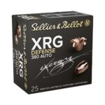 Sellier & Bellot XRG Defense Handgun Ammunition 380 ACP 77gr HP 1116 fps 25/ct 1 https3A2F2Fmedia.chattanoogashooting.com2Fimages2Fproduct2FZYSB380XA2FZYSB380XA