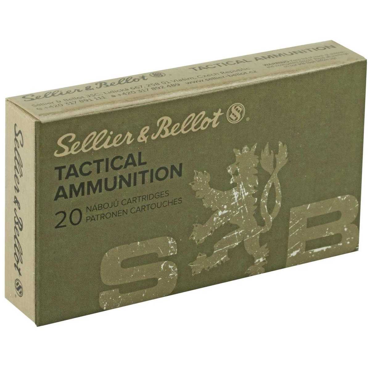 Catalog 66 Sellier & Bellot Rifle Ammunition 7.62x39mm 123 gr FMJ 2420 fps 20/ct