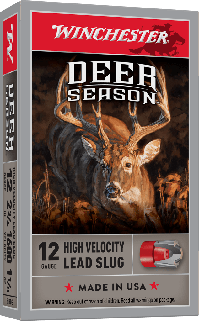 WINCHESTER DEER SEASON 12GA 2-3/4" 1-1/4OZ 5RD/BX 20BX/CASE 3 WINCHESTER DEER SEASON 12GA 2-3/4" 1-1/4OZ 5RD/BX 20BX/CASE