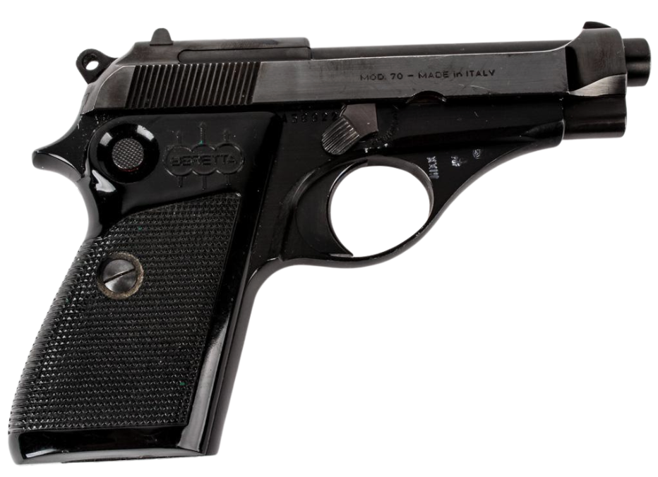 BERETTA SURPLUS M70 32ACP PISTOL 3.5" BLACK/BLUED 1-8RD MAG C&R ELIGIBLE 3 BERETTA SURPLUS M70 32ACP PISTOL 3.5" BLACK/BLUED 1-8RD MAG C&R ELIGIBLE
