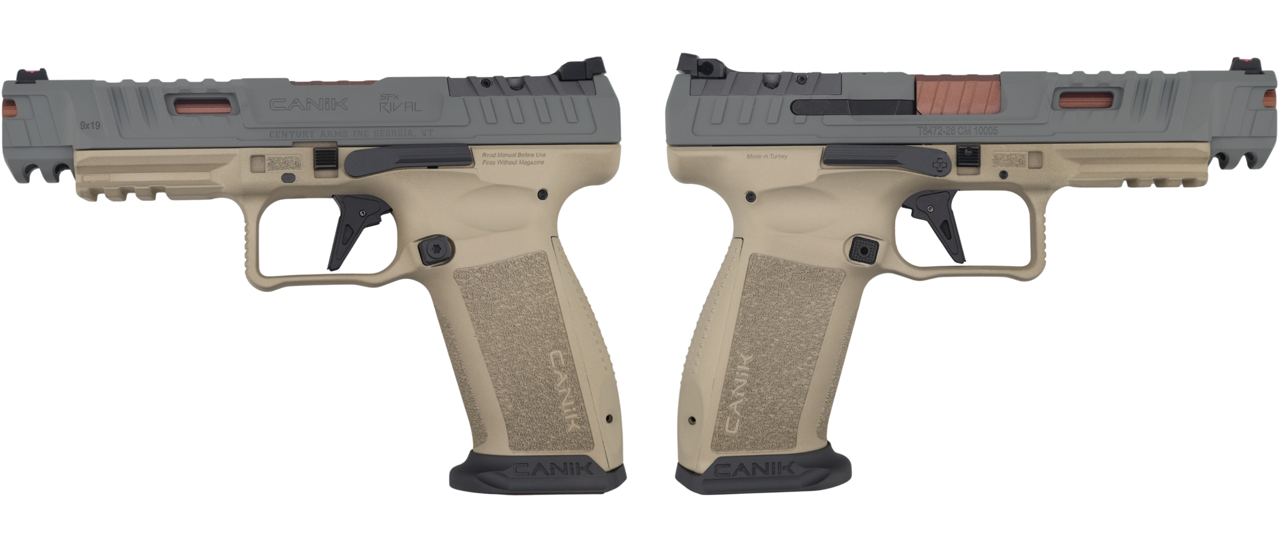 CANIK 9MM SFX RIVAL SUGA CUB 5.2" BRL 2-18RD MAGS