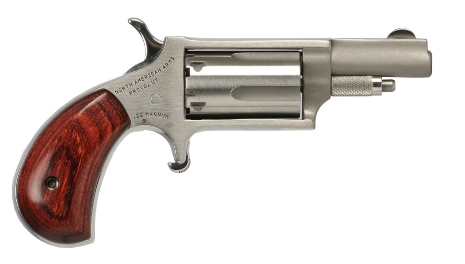 NORTH AMERICAN ARMS 22MAG MINI REV 1-5/8" SS 3 NORTH AMERICAN ARMS 22MAG MINI REV 1-5/8" SS