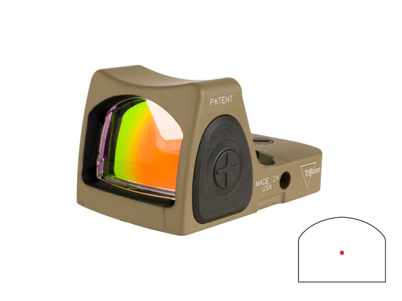TRIJICON RMR TYPE 2 AS LED 3.25 MOA FDE 3 TRIJICON RMR TYPE 2 AS LED 3.25 MOA FDE