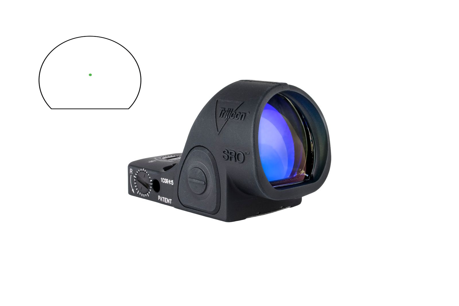 TRIJICON SRO ADJ SIGHT LED 1.0 MOA GRN 2 TRIJICON SRO ADJ SIGHT LED 1.0 MOA GRN