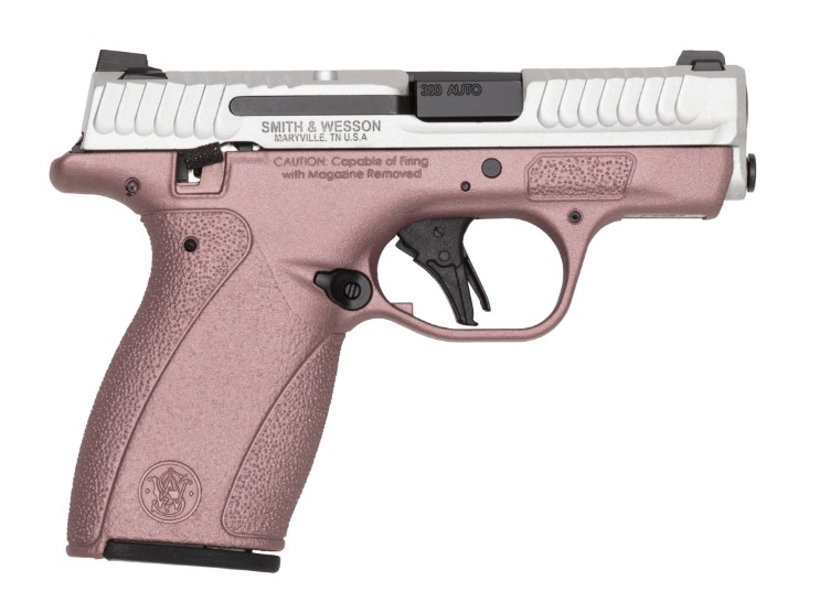 SMITH & WESSON M&P BODYGUARD 2.0 THUMB SAFETY BLUSH/SILVER 380AUTO 2.75IN 1-10RND 1-12RND 14615 CAMFOUR EXCLUSIVE 3 SMITH & WESSON M&P BODYGUARD 2.0 THUMB SAFETY BLUSH/SILVER 380AUTO 2.75IN 1-10RND 1-12RND 14615 CAMFOUR EXCLUSIVE