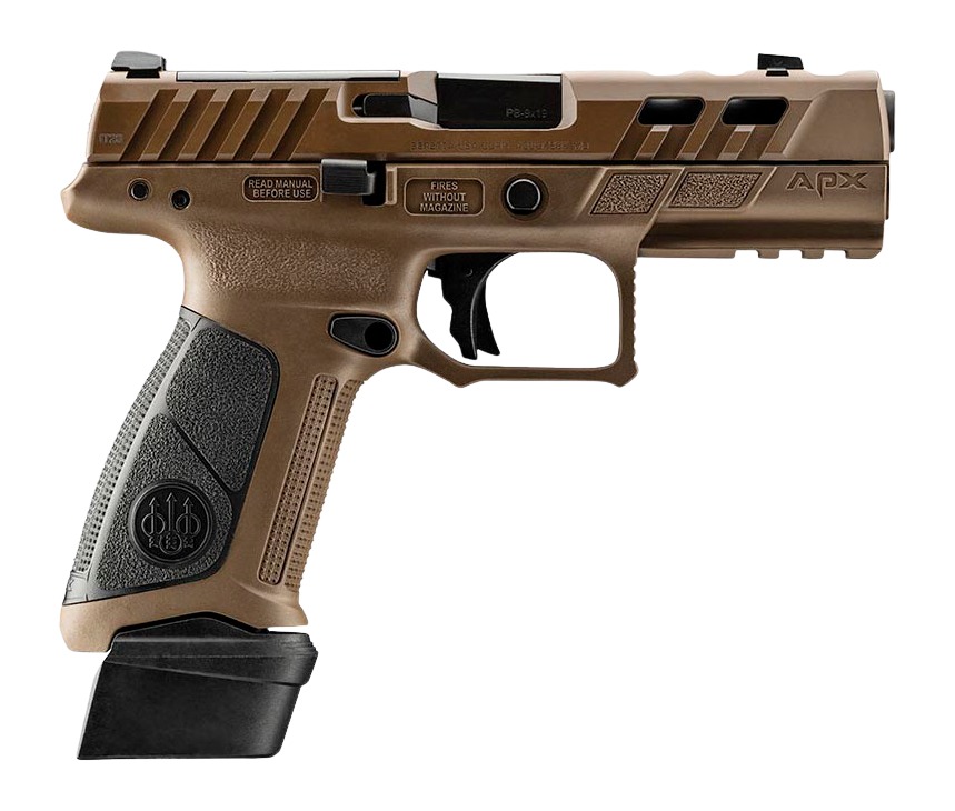 BERETTA APX A1 PORTED 9MM FDE 15+1 3 BERETTA APX A1 PORTED 9MM FDE 15+1