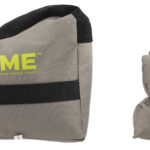 SME SMEGRF Front & Rear Gun Rest Inert Poly Bead Filled Shooting Bags, Suede Leather Topper, Non-Slip Bottom, 600D Polyester 2 101178