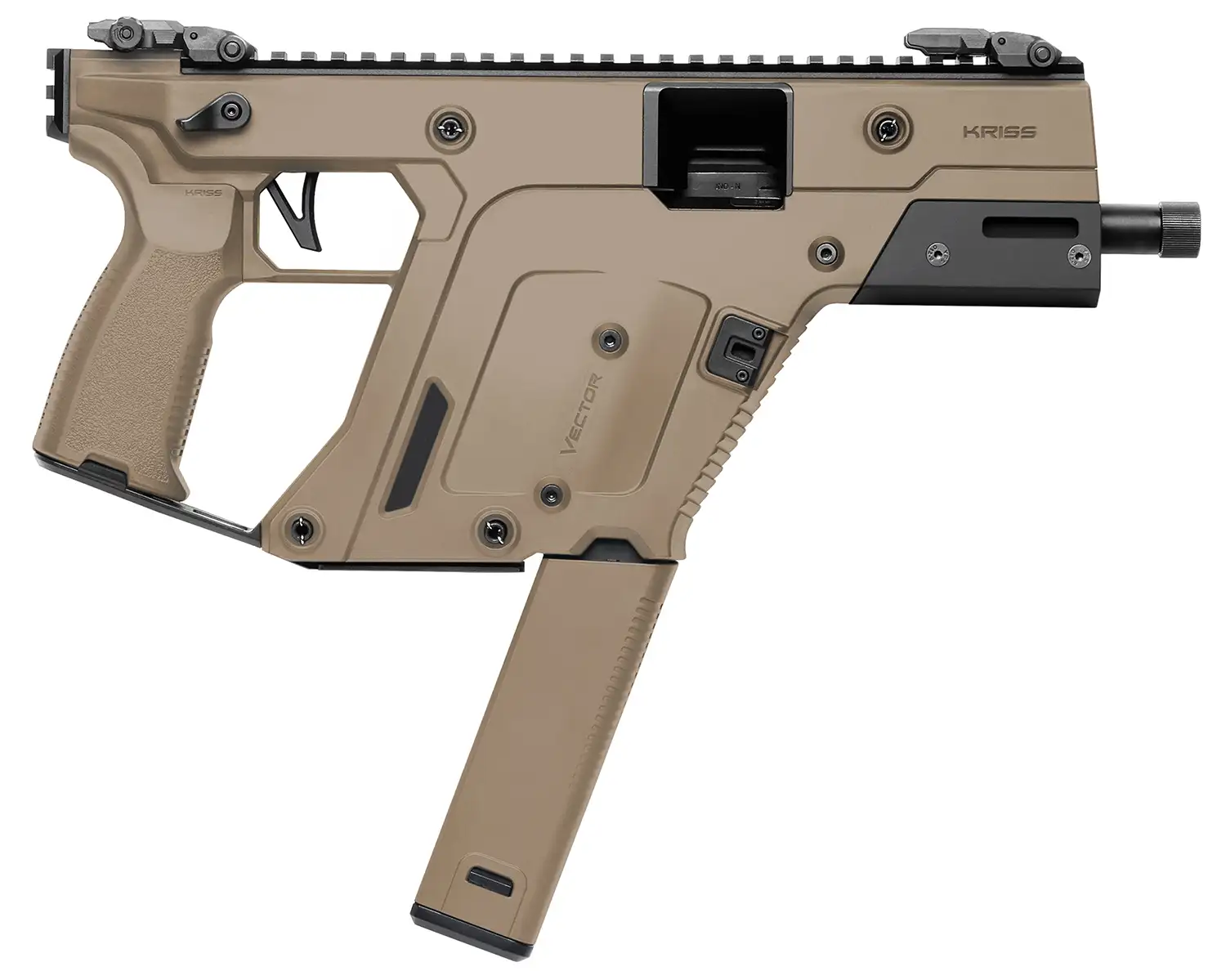 KRISS VECTOR SDP G3: PISTOL 5.5" BRL / 1x40RD 9X19 FDE 3 KRISS VECTOR SDP G3: PISTOL 5.5" BRL / 1x40RD 9X19 FDE