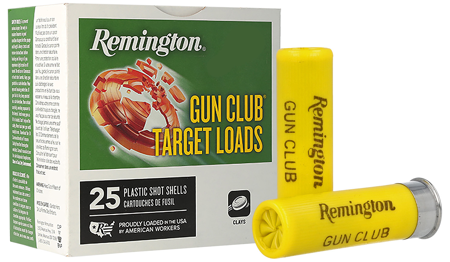 Remington Ammunition 20239 Gun Club 20Gauge 2.75" 7/8oz 7.5Shot 25 Per Box/10 Case 3 Remington Ammunition 20239 Gun Club 20Gauge 2.75" 7/8oz 7.5Shot 25 Per Box/10 Case