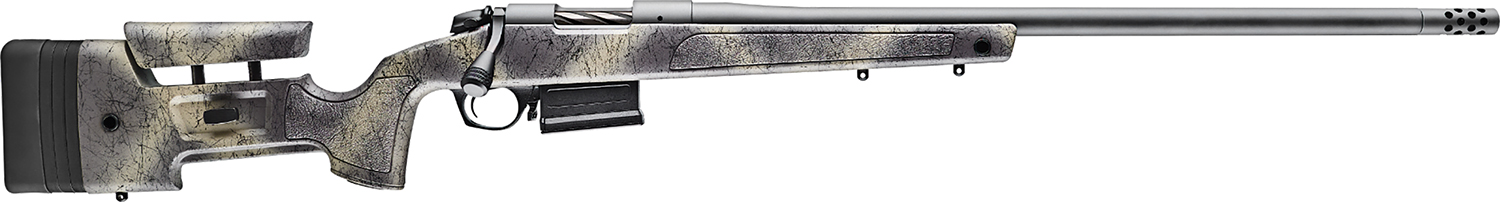 Bergara Rifles B14S382 B-14 Wilderness HMR 6.5 Creedmoor 5+1 24" Threaded, Sniper Gray Cerakote Barrel/Rec, Adj. SoftTouch Woodland Camo Stock with Mini-Chassis, Omni Muzzle Brake 3 Bergara Rifles B14S382 B-14 Wilderness HMR 6.5 Creedmoor 5+1 24" Threaded, Sniper Gray Cerakote Barrel/Rec, Adj. SoftTouch Woodland Camo Stock with Mini-Chassis, Omni Muzzle Brake