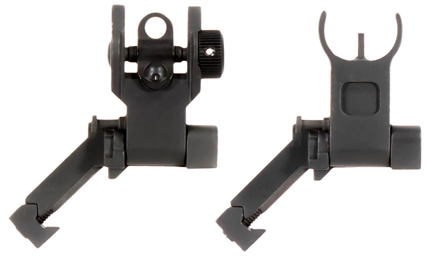 Aim Sports MT45FS AR Low Profile 45 Degree Flip-Up Sight Set Black Anodized 45 Degree Low Profile for AR-15 3 Aim Sports MT45FS AR Low Profile 45 Degree Flip-Up Sight Set Black Anodized 45 Degree Low Profile for AR-15
