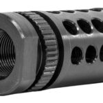 GrovTec US Inc GTHM318 G-Nite Flash Suppressor Black Nitride Steel with 5/8"-24 tpi Threads for 308 Cal 1 131207