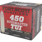 Fort Scott Munitions 450BM250SCV Tumble Upon Impact (TUI) Rifle 450Bushmaster 250gr Solid Copper Spun 20 Per Box/10 Case 2 133876