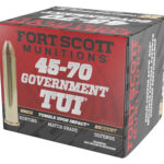 Fort Scott Munitions 4570300SCV1 Tumble Upon Impact (TUI) Brush Hog 45-70Gov 300gr Solid Copper Spun 20 Per Box/10 Case 1 133877