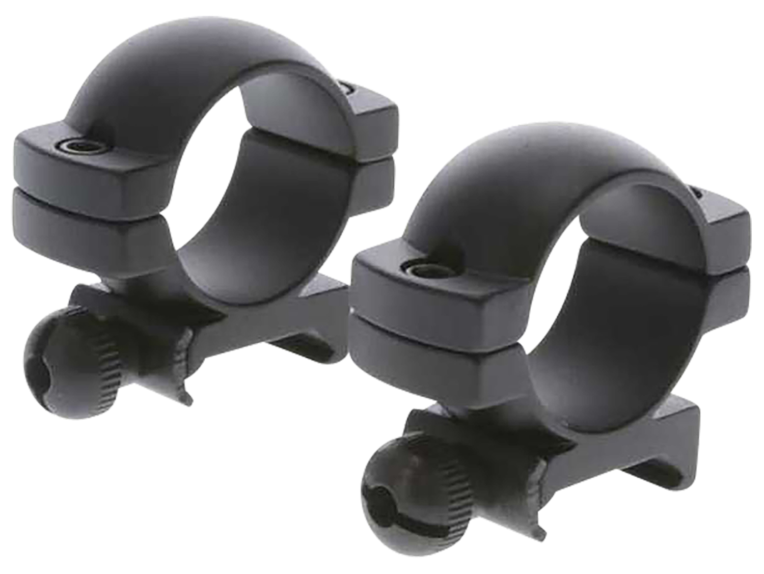 TruGlo TGTG8960B1 Lightweight Scope Rings Matte Black 1" Medium