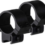 TruGlo TGTG8961B3 Lightweight Scope Rings Matte Black 1" Medium 4 Screws (2 Per Side) 2 135985