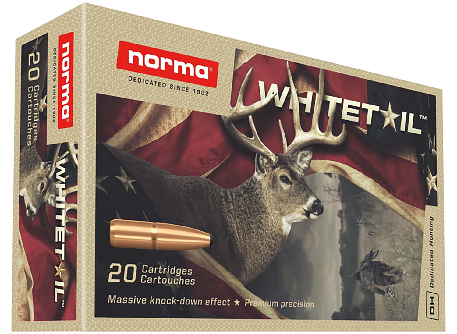 Norma Ammunition 20169562 Dedicated Hunting Whitetail 270Win 130gr Pointed Soft Point 20 Per Box/10 Case 3 Norma Ammunition 20169562 Dedicated Hunting Whitetail 270Win 130gr Pointed Soft Point 20 Per Box/10 Case