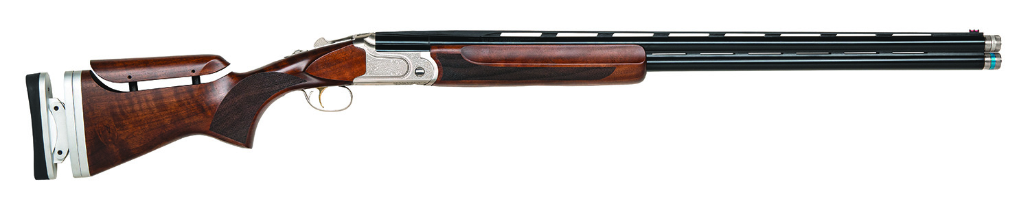 Mossberg 75474 Gold Reserve 12 Gauge 30" 2rd 3" Polished Silver with Scroll & Inlay Engraved Rec Satin Black Walnut Fixed Stock Right Hand Full Size Includes Ext. Sport Set Chokes (5) 3 Mossberg 75474 Gold Reserve 12 Gauge 30" 2rd 3" Polished Silver with Scroll & Inlay Engraved Rec Satin Black Walnut Fixed Stock Right Hand Full Size Includes Ext. Sport Set Chokes (5)