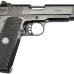 Wilson Combat CQBFS9 1911 CQB Full Size Frame 9mm Luger 10+1 5" Match Grade Barrel, Black Serrated Carbon Steel Slide, Black Armor-Tuff Carbon Steel Frame w/Beavertail, Black G10 Starburst Grip 2 141963