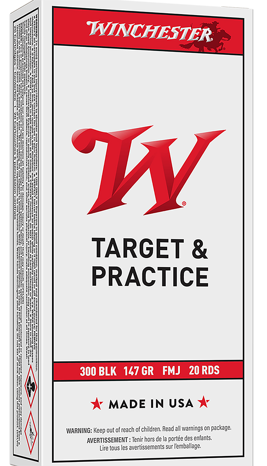Winchester Ammo USA300B147 USA 300Blackout 147gr Full Metal Jacket Open Tip 20 Per Box/10 Case 3 Winchester Ammo USA300B147 USA 300Blackout 147gr Full Metal Jacket Open Tip 20 Per Box/10 Case