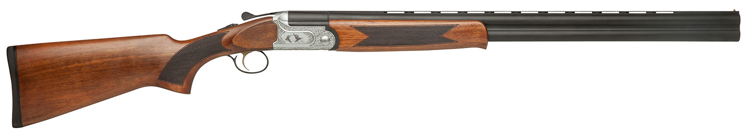 Dickinson LLC GW12W28P Green Wing 12 Gauge 2rd 3" 28" Matte Black Vent Rib Barrel, Engraved Steel Receiver w/Satin Silver Metal Finish, Bead Front Sight, Wood Stock & Ejector 3 Dickinson LLC GW12W28P Green Wing 12 Gauge 2rd 3" 28" Matte Black Vent Rib Barrel, Engraved Steel Receiver w/Satin Silver Metal Finish, Bead Front Sight, Wood Stock & Ejector